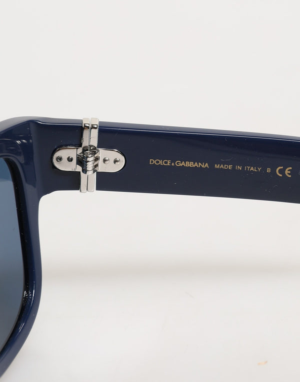Blue Acetate Frame Polarized Lenses Sunglasses