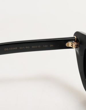 Black Re-Edition DNA Cat-Eye Frame Sunglasses