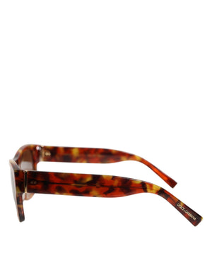 DG4338F Brown Havana Full Rim Round Lenses Sunglasses