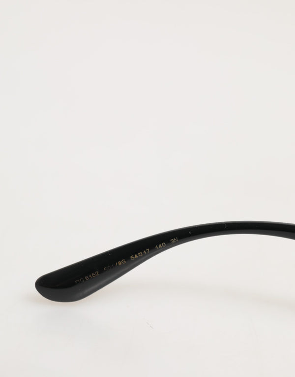 DG6152 Black Sacred HeartDevotion Square Frame Sunglasses