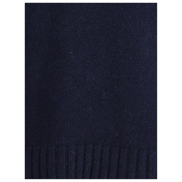 Blue Merino Wool Sweatshirt