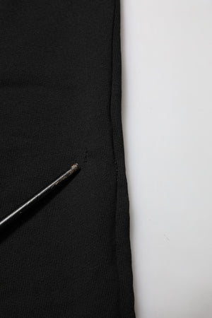 Black DG Logo Cotton Jogger Sweatpants Pants