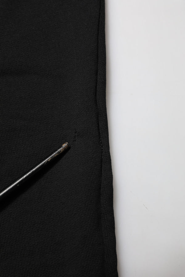 Black DG Logo Cotton Jogger Sweatpants Pants