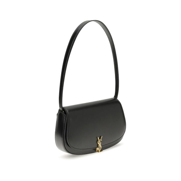 Black Calf Leather Bos Taurus Shoulder Bag