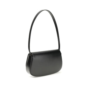 Black Calf Leather Bos Taurus Shoulder Bag