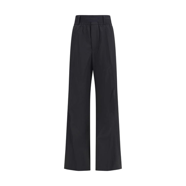 Black Fleece Wool Casual Pants