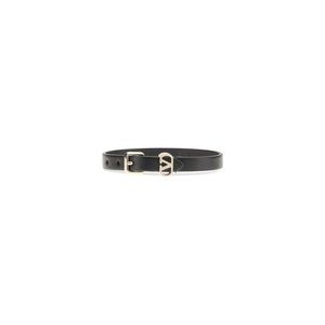 Black Calf Leather Bos Taurus Bracelet