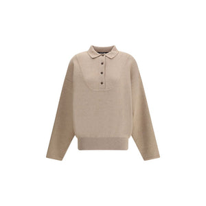Beige Wool Sweatshirt