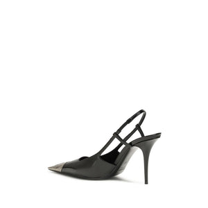 Black Calf Leather Bos Taurus High Heel Pumps