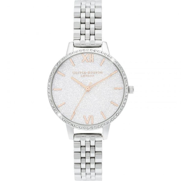 Silver Stainless Steel Dress Watch