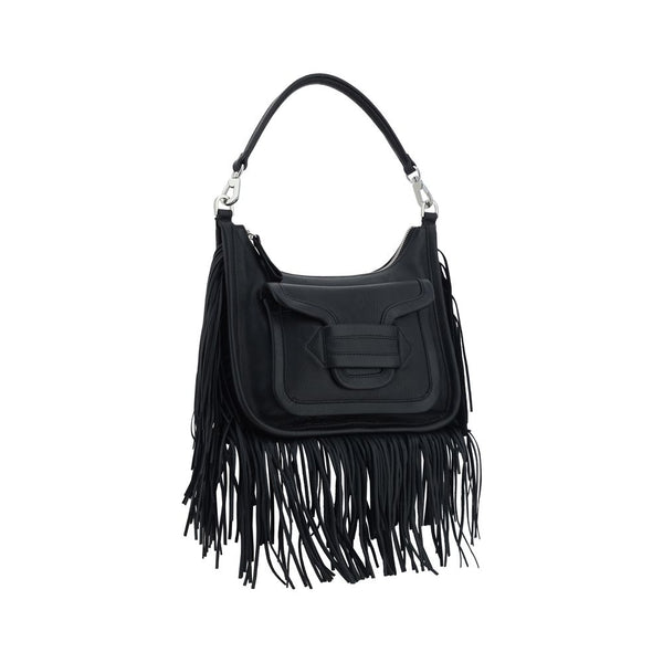 Black Calf Leather Bos Taurus Shoulder Bag