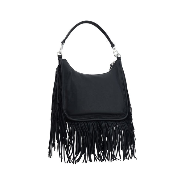 Black Calf Leather Bos Taurus Shoulder Bag