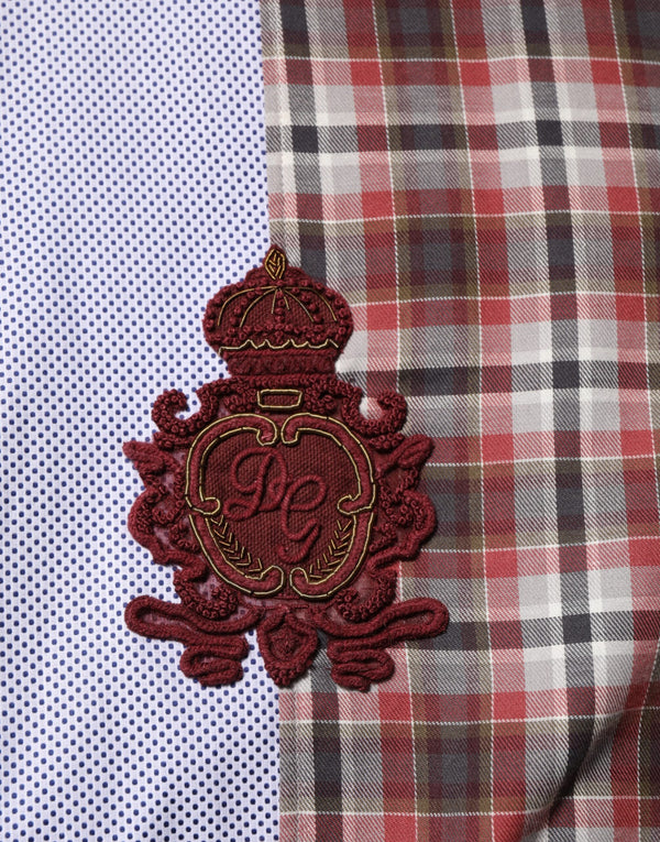 Multicolor Cotton Collared Checkered Shirt