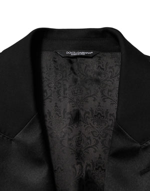 Black 2 Buttons Jacket Formal 2 Piece Suit