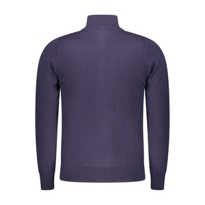 Blu Polyester Men Sweater