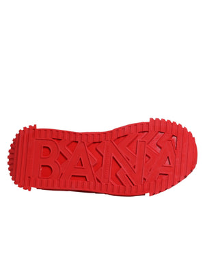 Red Logo Lace Low Top NS1 Sneakers Shoes
