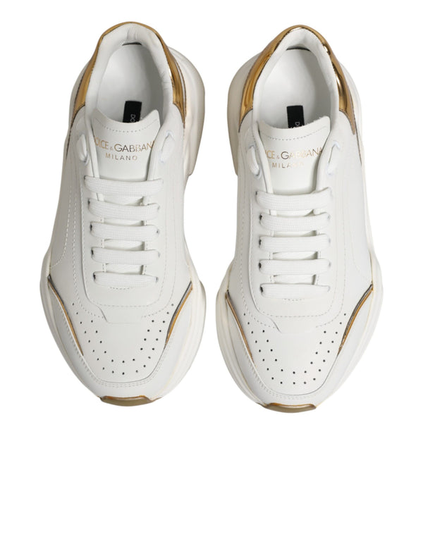 White Gold Daymaster Low Top Sneakers Shoes
