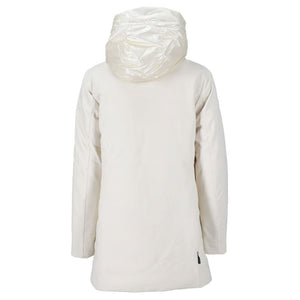 White Polyester Jackets & Coat