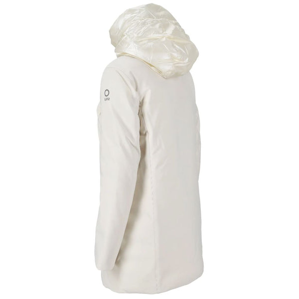 White Polyester Jackets & Coat