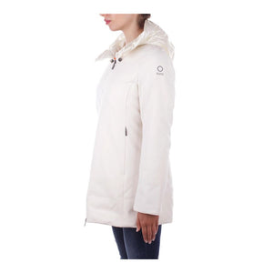 White Polyester Jackets & Coat