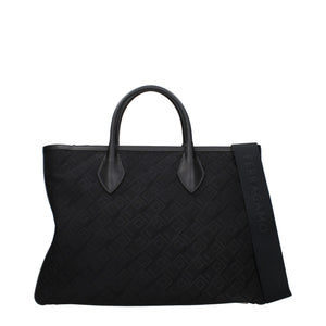 Black Fabric Handbag