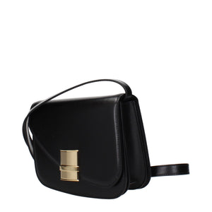 Black Leather Crossbody Bag