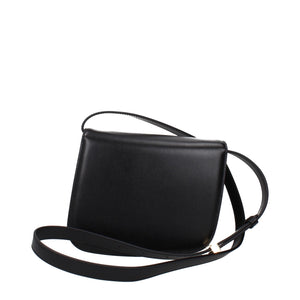 Black Leather Crossbody Bag