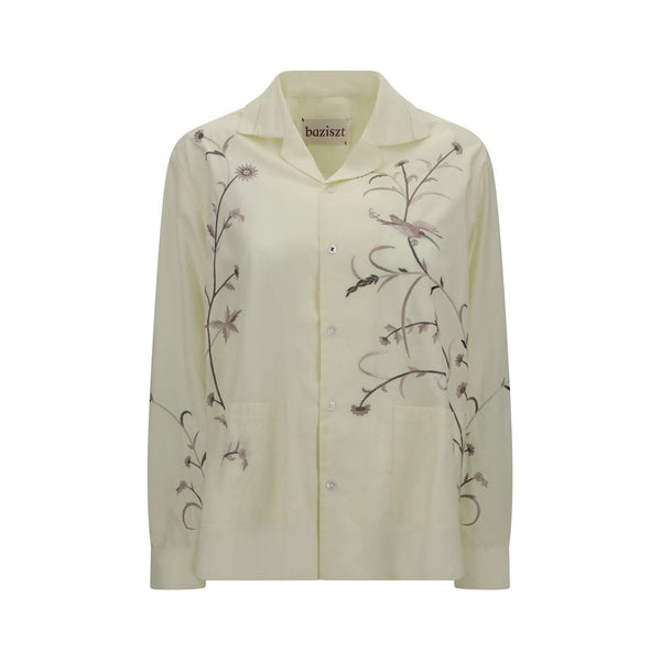 Yellow Cotton Pattern Shirt