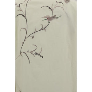 Yellow Cotton Pattern Shirt