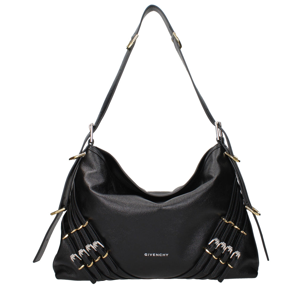 Black Leather Shoulder Bag