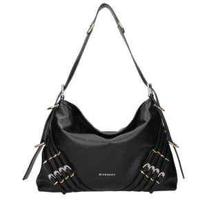 Black Leather Shoulder Bag