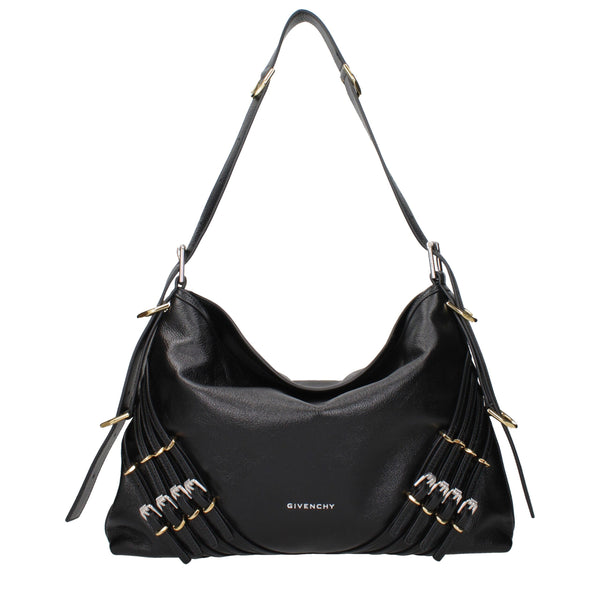 Black Leather Shoulder Bag