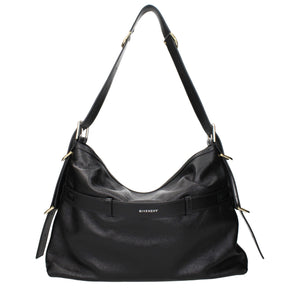 Black Leather Shoulder Bag