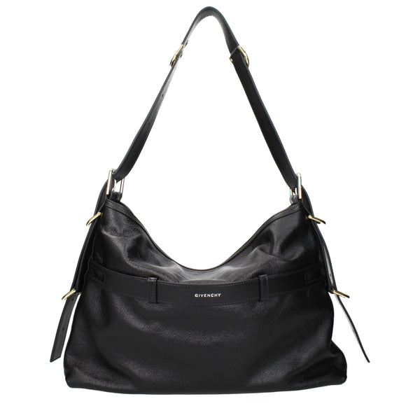 Black Leather Shoulder Bag