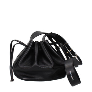 Black Leather Crossbody Bag