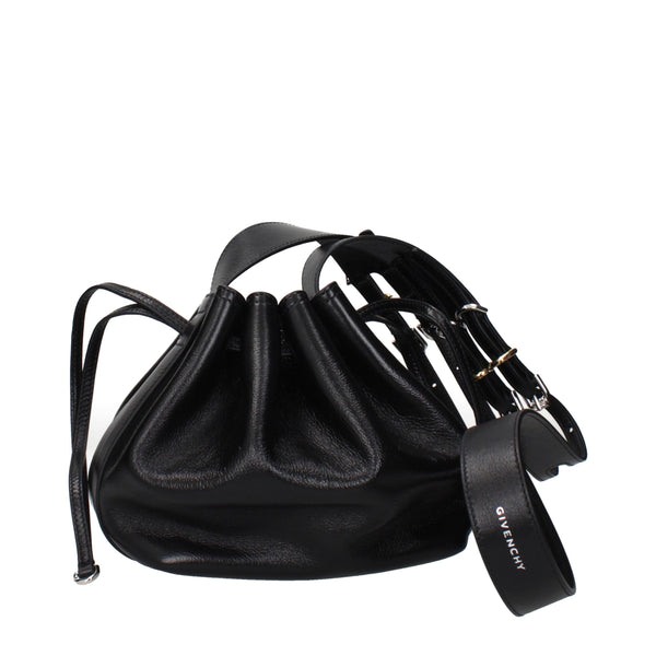 Black Leather Crossbody Bag