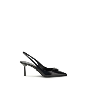 Black Calf Leather Bos Taurus High Heel Pumps