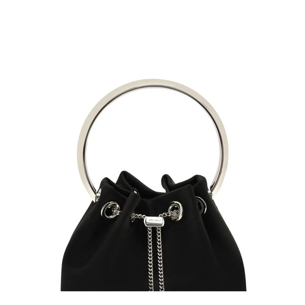 Black Silk Backet Bag