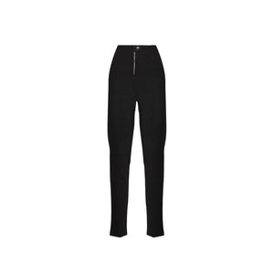 Black Elastane Leggings