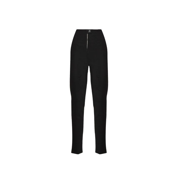 Black Elastane Leggings