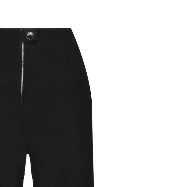 Black Elastane Leggings