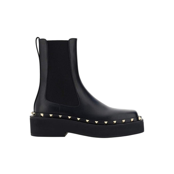 Black Calfskin Chelsea Boots