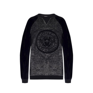 Black Elastane Sweatshirt