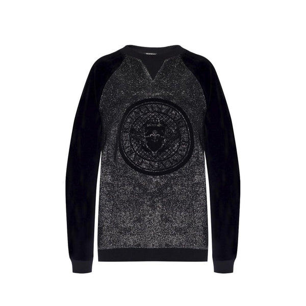 Black Elastane Sweatshirt