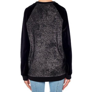 Black Elastane Sweatshirt