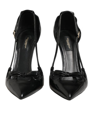 Black Patent Leather High Heels Pumps Shoes
