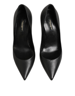 Black Patent Leather High Heels Pumps Shoes