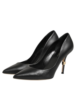 Black Patent Leather High Heels Pumps Shoes