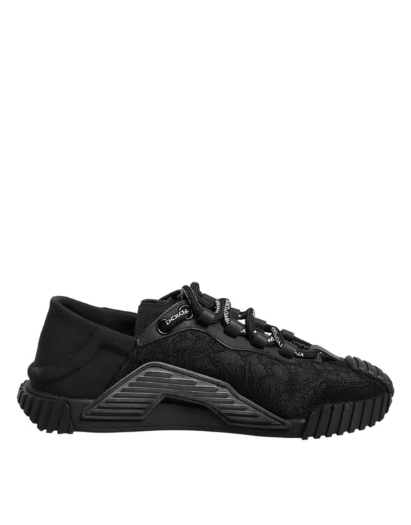 Black Logo Lace Low Top NS1 Sneakers Shoes