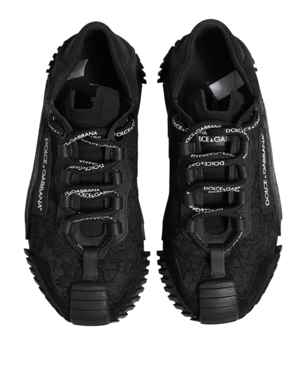 Black Logo Lace Low Top NS1 Sneakers Shoes
